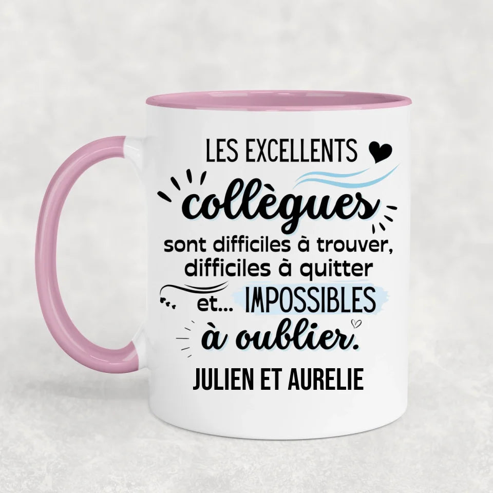 Les excellents collègues - Mok gepersonaliseerd
