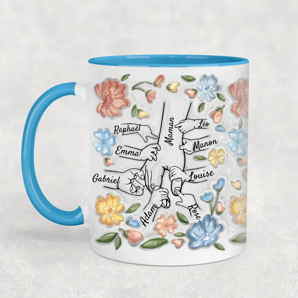 Bloemen - Gepersonaliseerde mok