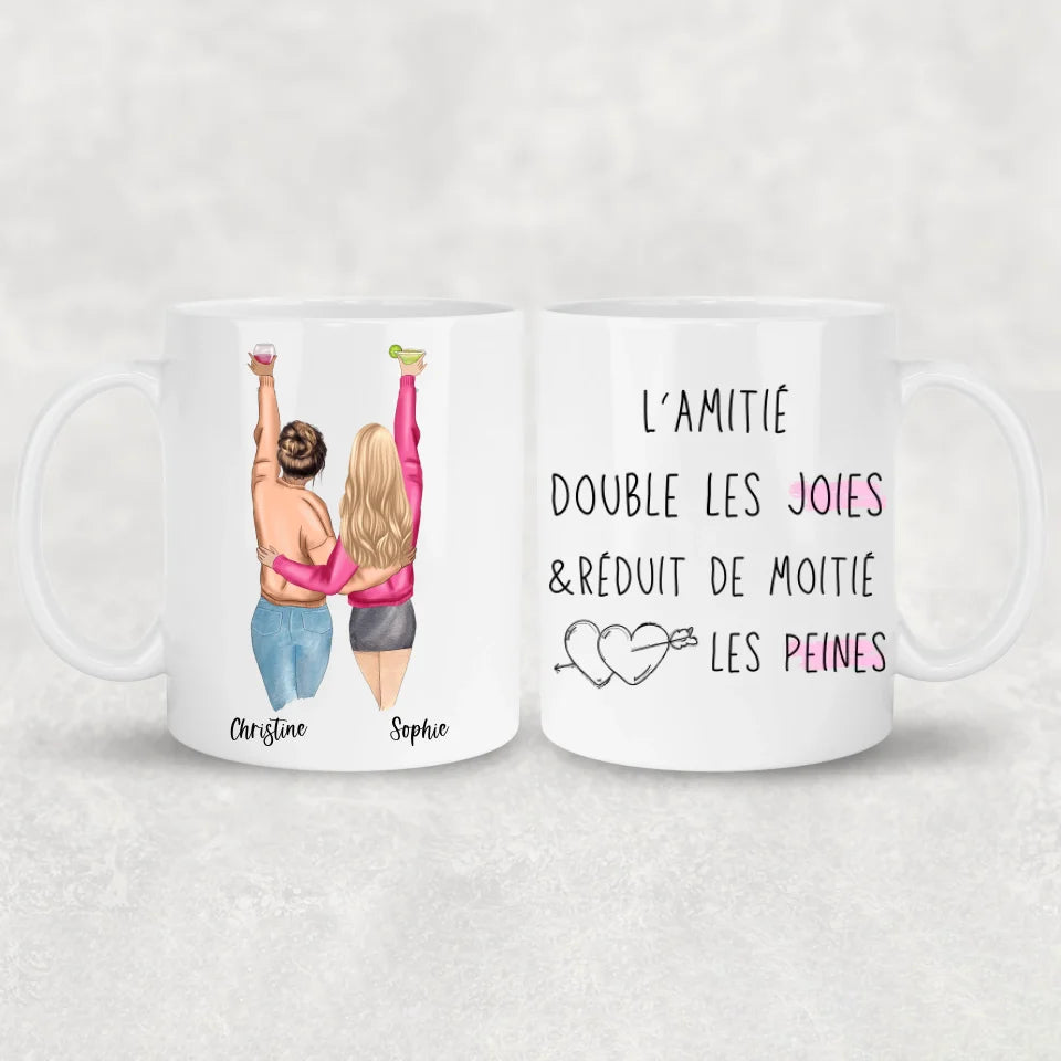 Meilleures amies - Gepersonaliseerde mok