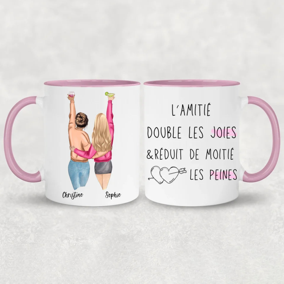 Meilleures amies - Gepersonaliseerde mok
