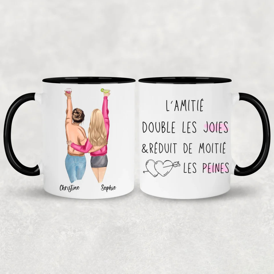 Meilleures amies - Gepersonaliseerde mok