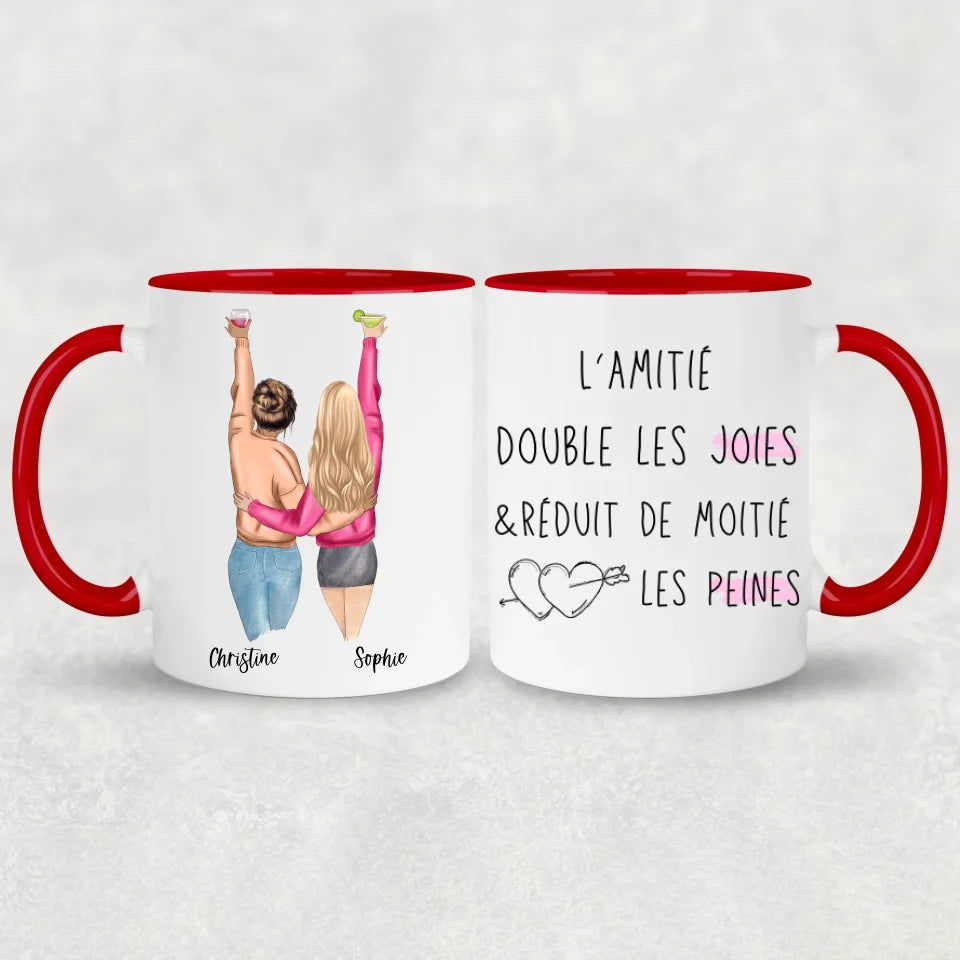 Meilleures amies - Gepersonaliseerde mok