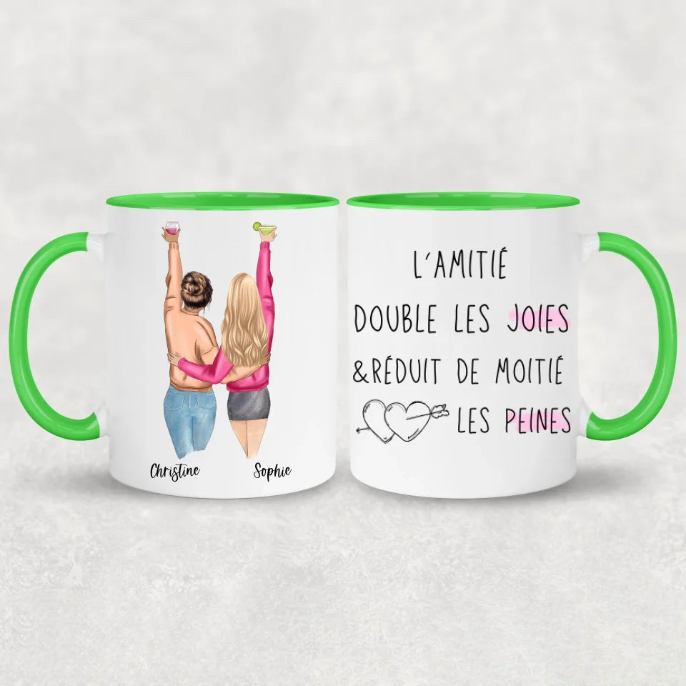 Meilleures amies - Gepersonaliseerde mok