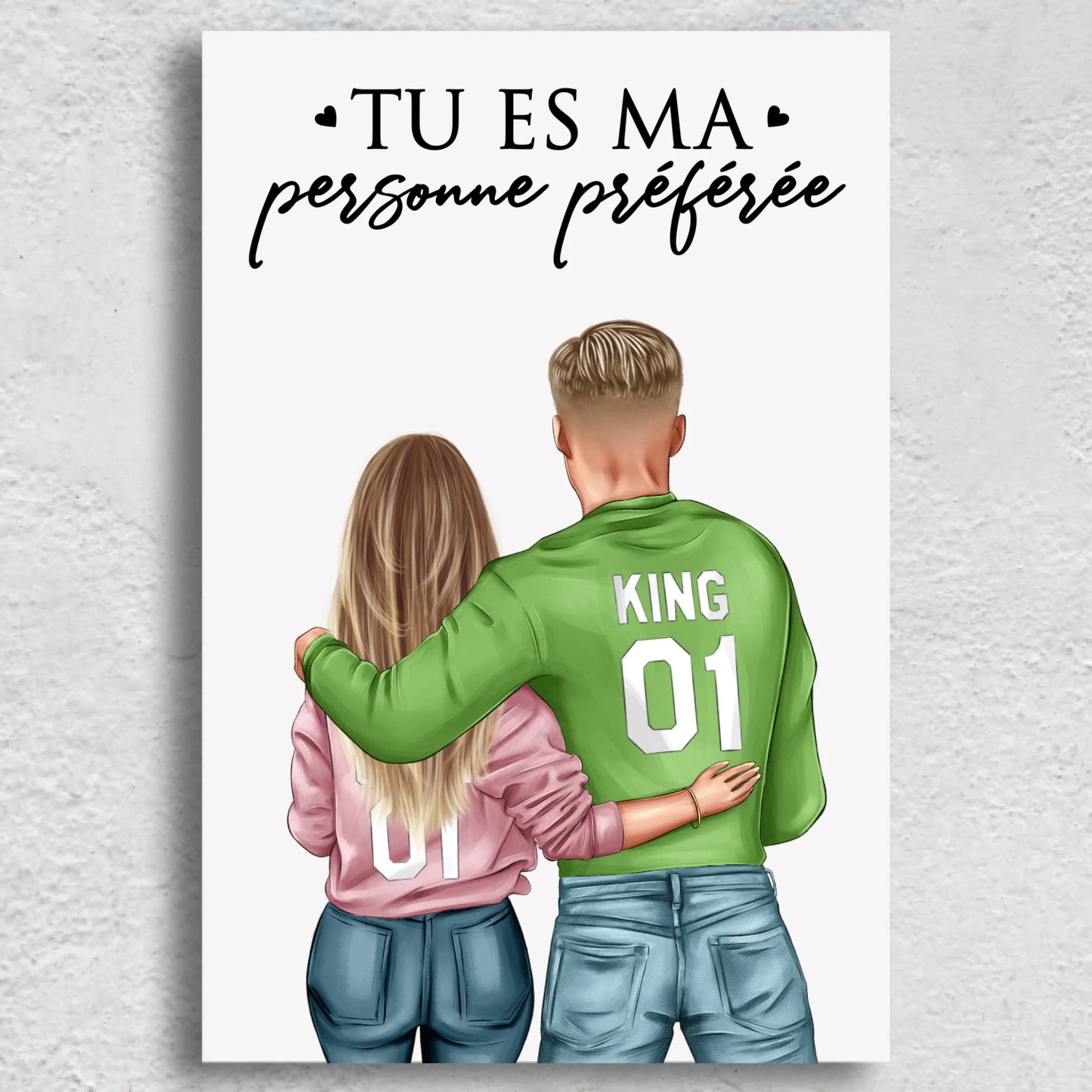 Koppel - Gepersonaliseerd canvas