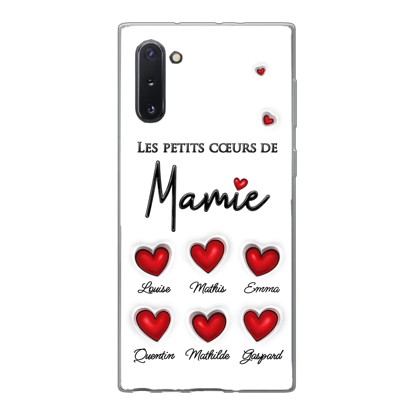 Les petits cœurs - Telefoonhoesje gepersonaliseerd