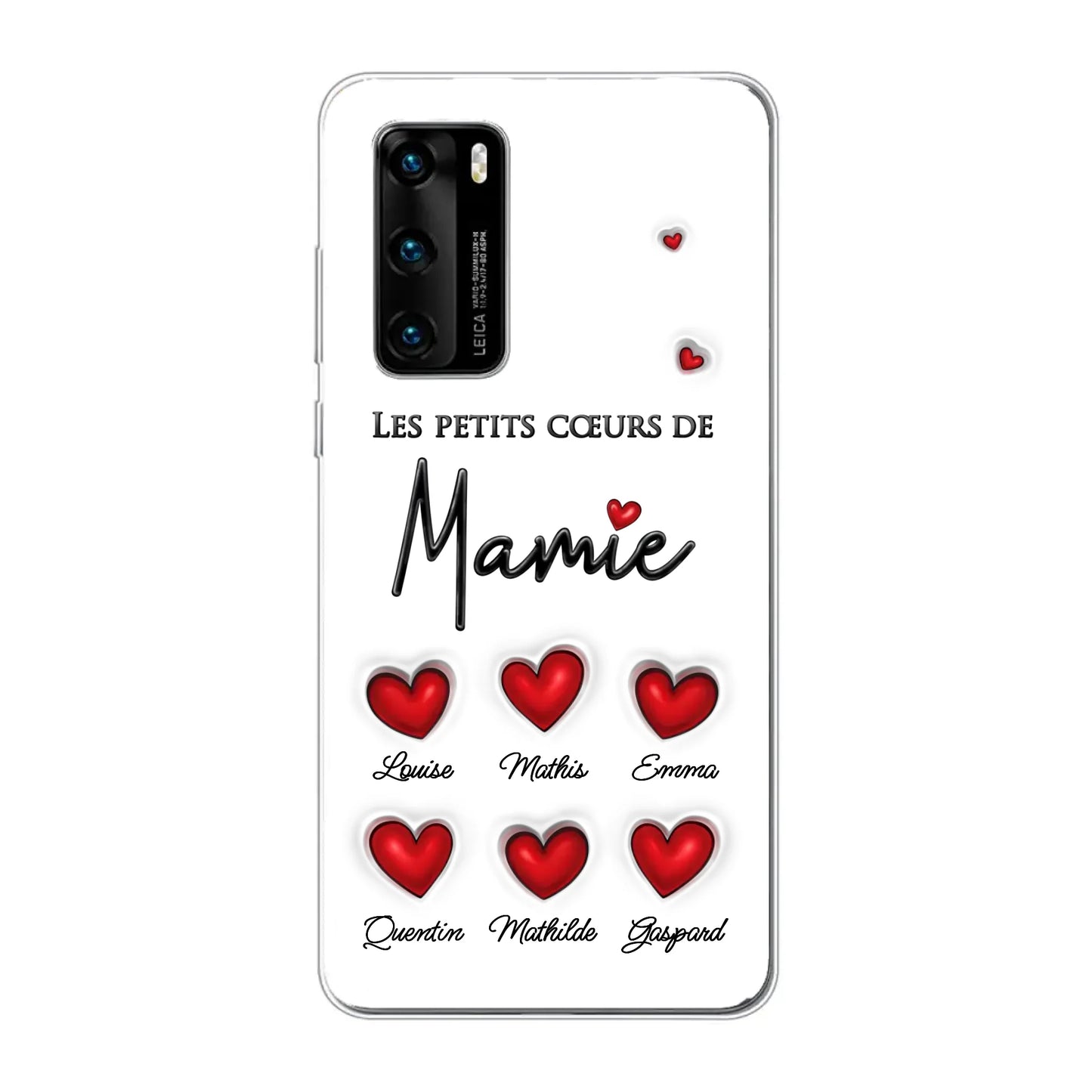 Les petits cœurs - Telefoonhoesje gepersonaliseerd