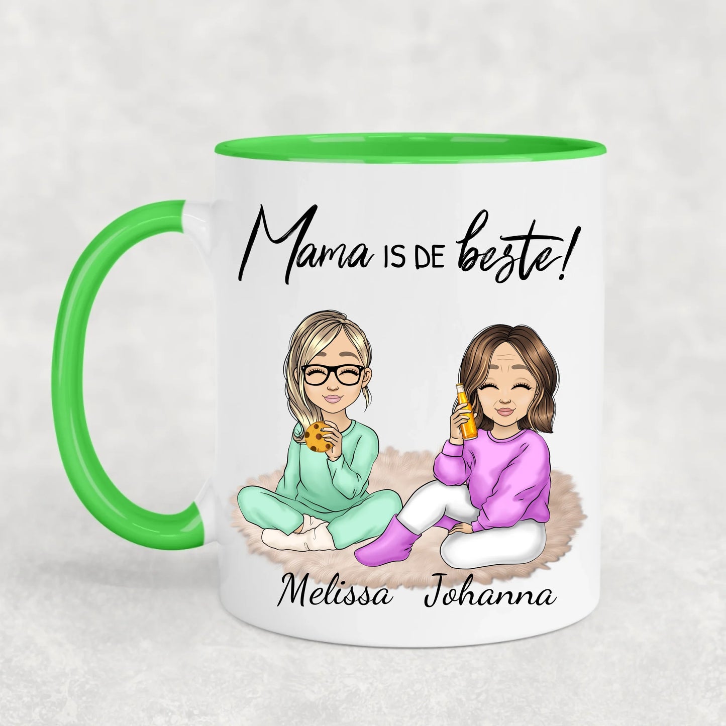 Mama is er altijd - Gepersonaliseerde mok