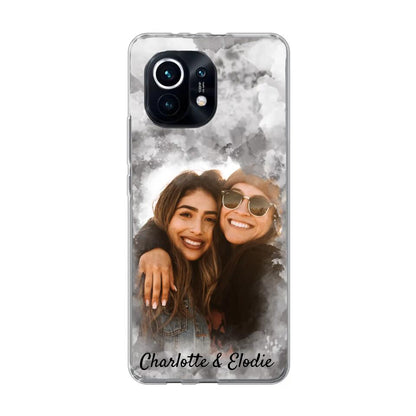 Jouw foto (stijl aquarel) - Gepersonaliseerd telefoonhoesje