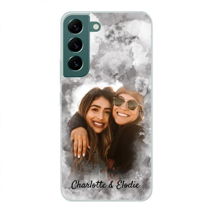 Jouw foto (stijl aquarel) - Gepersonaliseerd telefoonhoesje