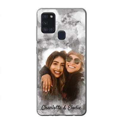 Jouw foto (stijl aquarel) - Gepersonaliseerd telefoonhoesje