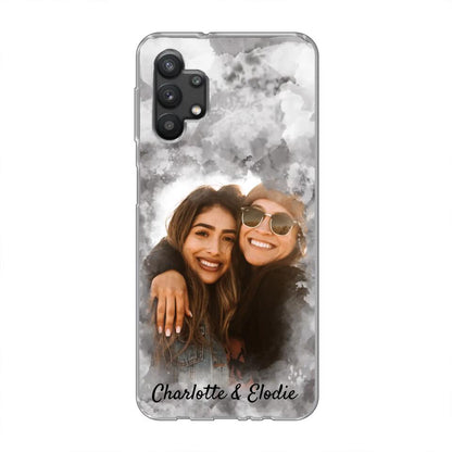 Jouw foto (stijl aquarel) - Gepersonaliseerd telefoonhoesje