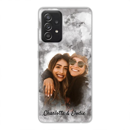 Jouw foto (stijl aquarel) - Gepersonaliseerd telefoonhoesje