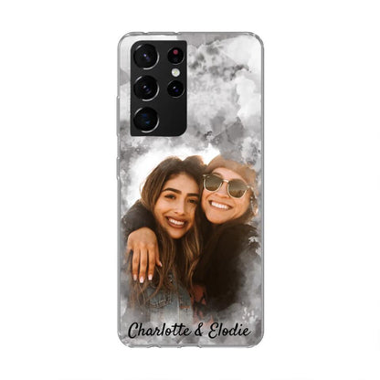 Jouw foto (stijl aquarel) - Gepersonaliseerd telefoonhoesje