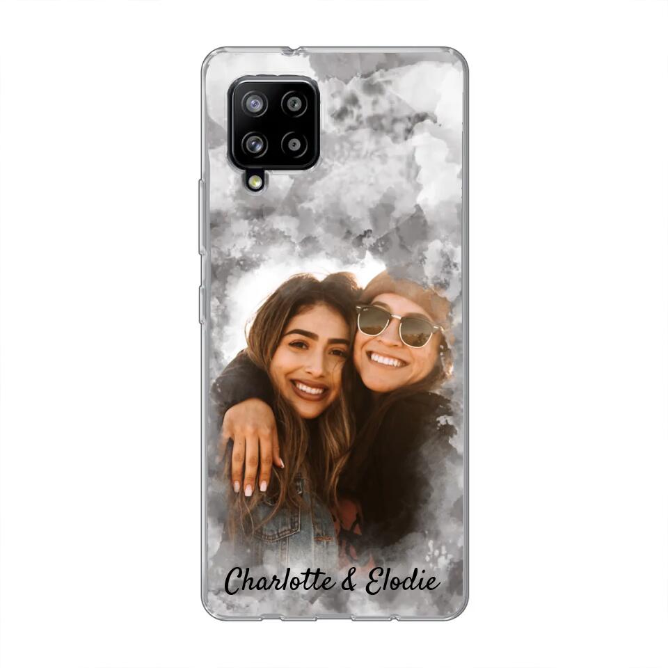Jouw foto (stijl aquarel) - Gepersonaliseerd telefoonhoesje