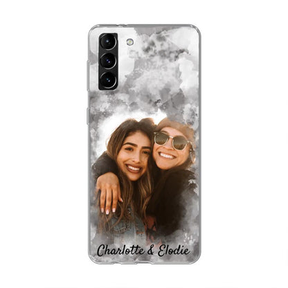 Jouw foto (stijl aquarel) - Gepersonaliseerd telefoonhoesje