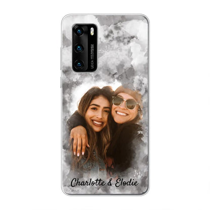 Jouw foto (stijl aquarel) - Gepersonaliseerd telefoonhoesje