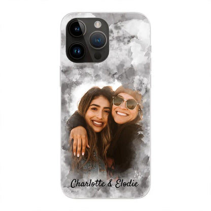 Jouw foto (stijl aquarel) - Gepersonaliseerd telefoonhoesje