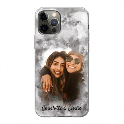 Jouw foto (stijl aquarel) - Gepersonaliseerd telefoonhoesje