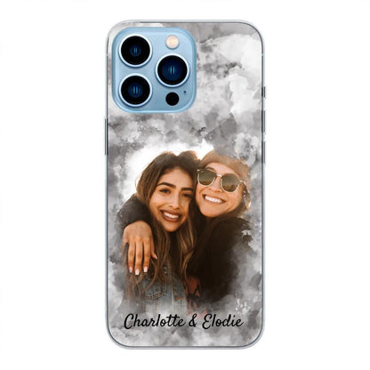Jouw foto (stijl aquarel) - Gepersonaliseerd telefoonhoesje