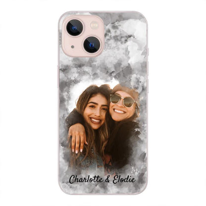 Jouw foto (stijl aquarel) - Gepersonaliseerd telefoonhoesje