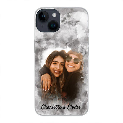 Jouw foto (stijl aquarel) - Gepersonaliseerd telefoonhoesje