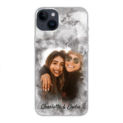 Jouw foto (stijl aquarel) - Gepersonaliseerd telefoonhoesje