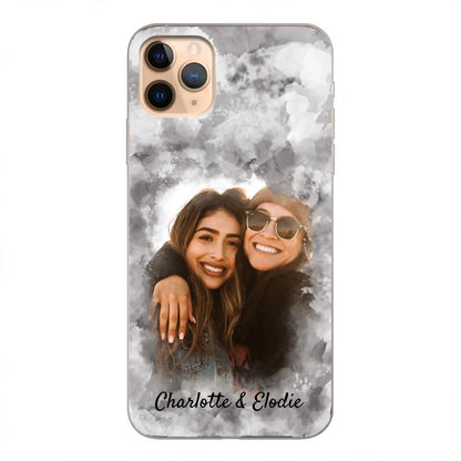 Jouw foto (stijl aquarel) - Gepersonaliseerd telefoonhoesje