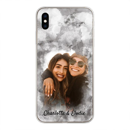 Jouw foto (stijl aquarel) - Gepersonaliseerd telefoonhoesje