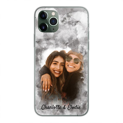 Jouw foto (stijl aquarel) - Gepersonaliseerd telefoonhoesje