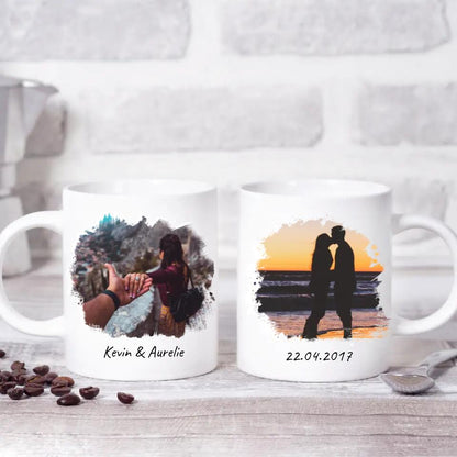 Tache de couleur foto - Mok gepersonaliseerd