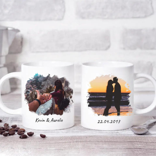Tache de couleur foto - Mok gepersonaliseerd