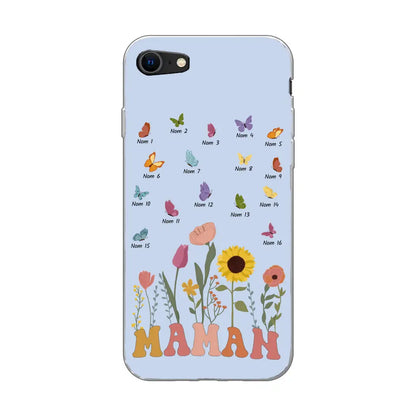 Prairie en papillons - Gepersonaliseerd telefoonhoesje