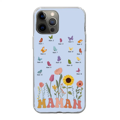 Prairie en papillons - Gepersonaliseerd telefoonhoesje