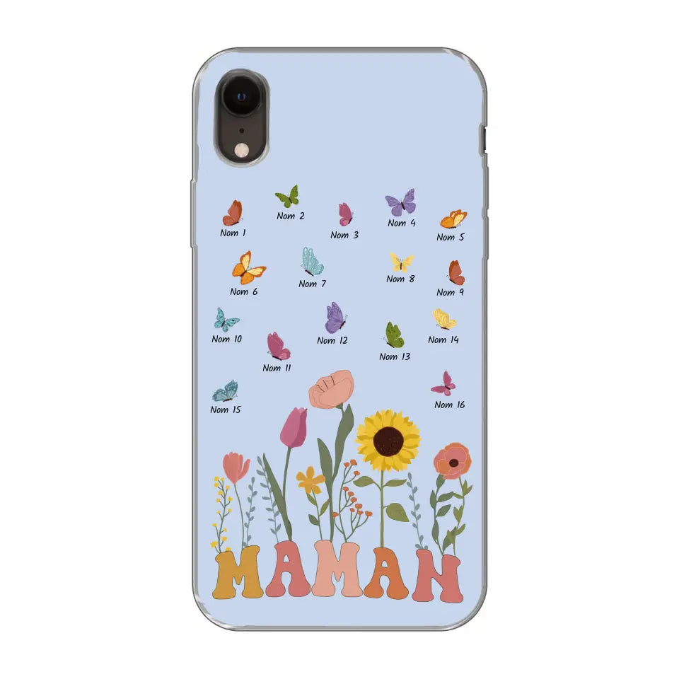 Prairie en papillons - Gepersonaliseerd telefoonhoesje