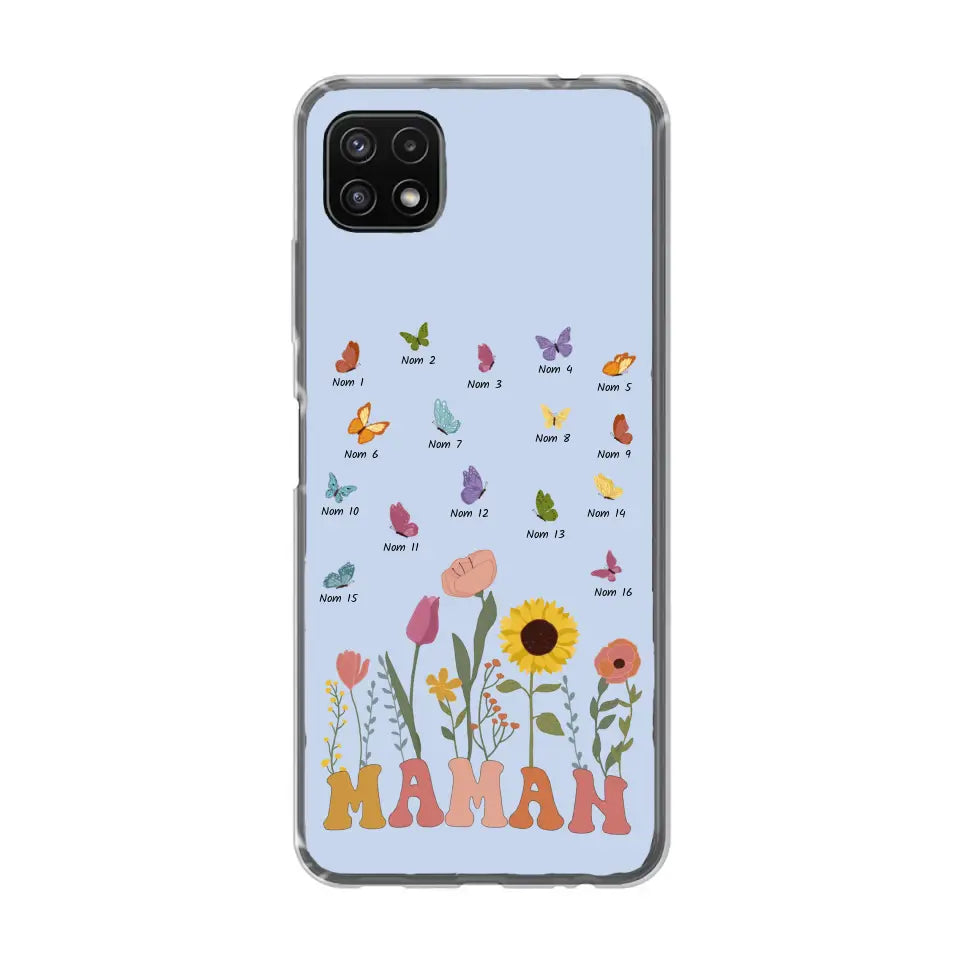 Prairie en papillons - Gepersonaliseerd telefoonhoesje
