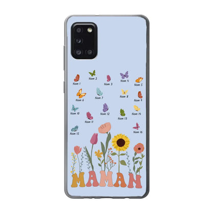 Prairie en papillons - Gepersonaliseerd telefoonhoesje