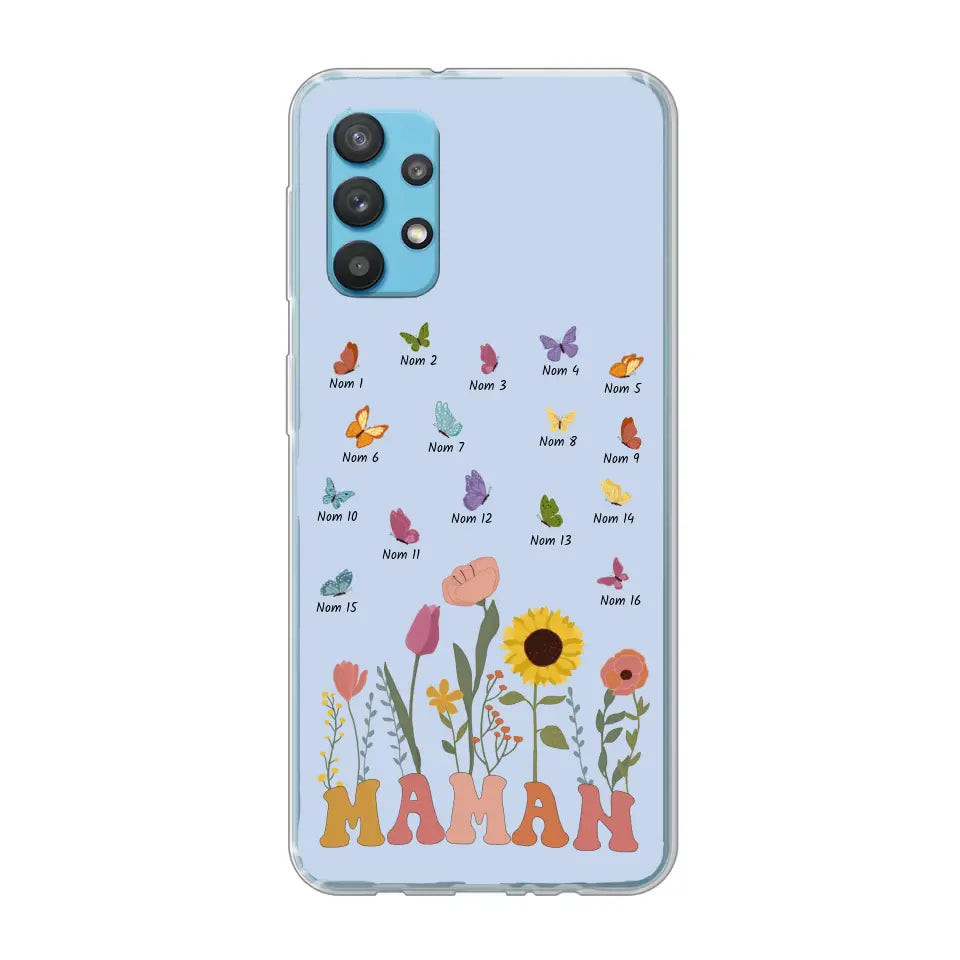 Prairie en papillons - Gepersonaliseerd telefoonhoesje