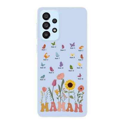 Prairie en papillons - Gepersonaliseerd telefoonhoesje