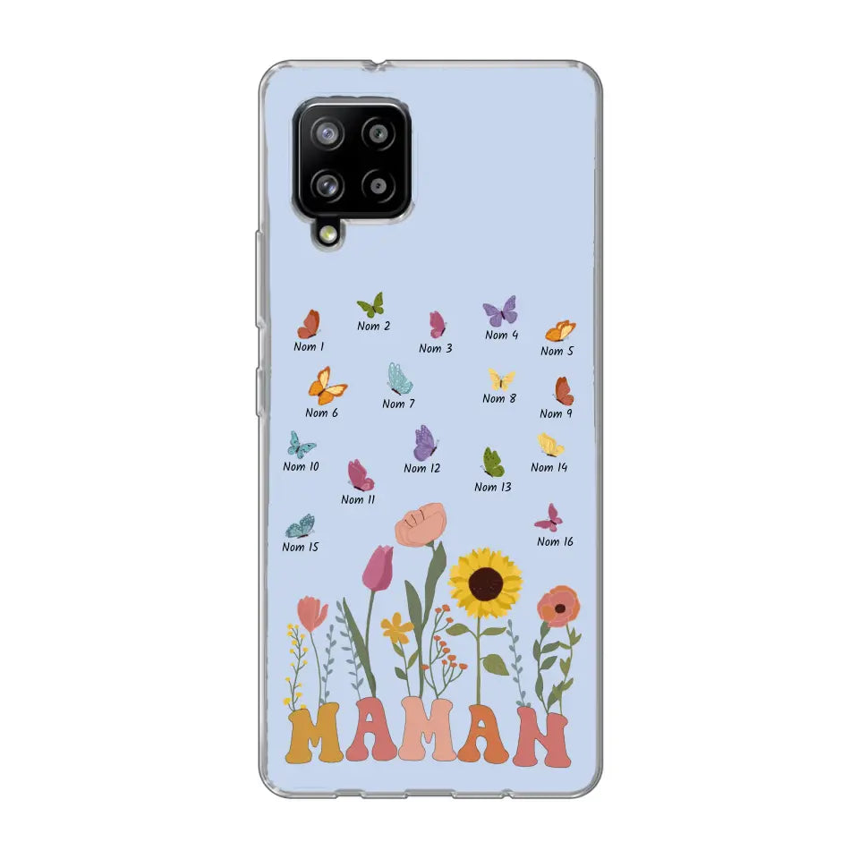 Prairie en papillons - Gepersonaliseerd telefoonhoesje