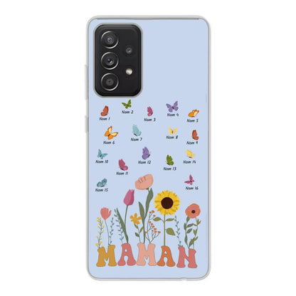 Prairie en papillons - Gepersonaliseerd telefoonhoesje