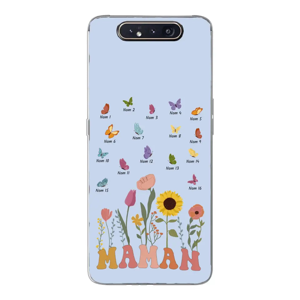 Prairie en papillons - Gepersonaliseerd telefoonhoesje