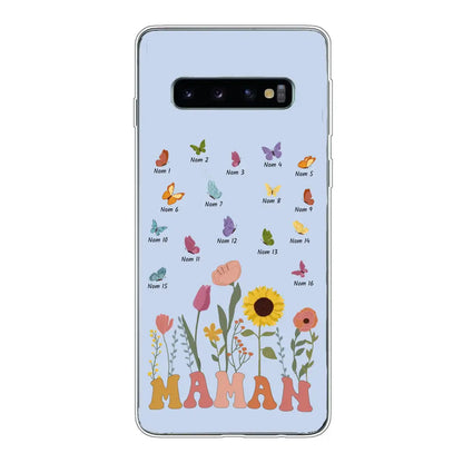 Prairie en papillons - Gepersonaliseerd telefoonhoesje