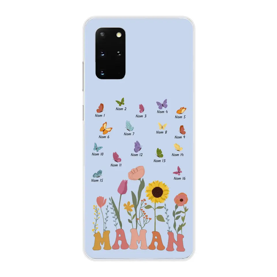 Prairie en papillons - Gepersonaliseerd telefoonhoesje