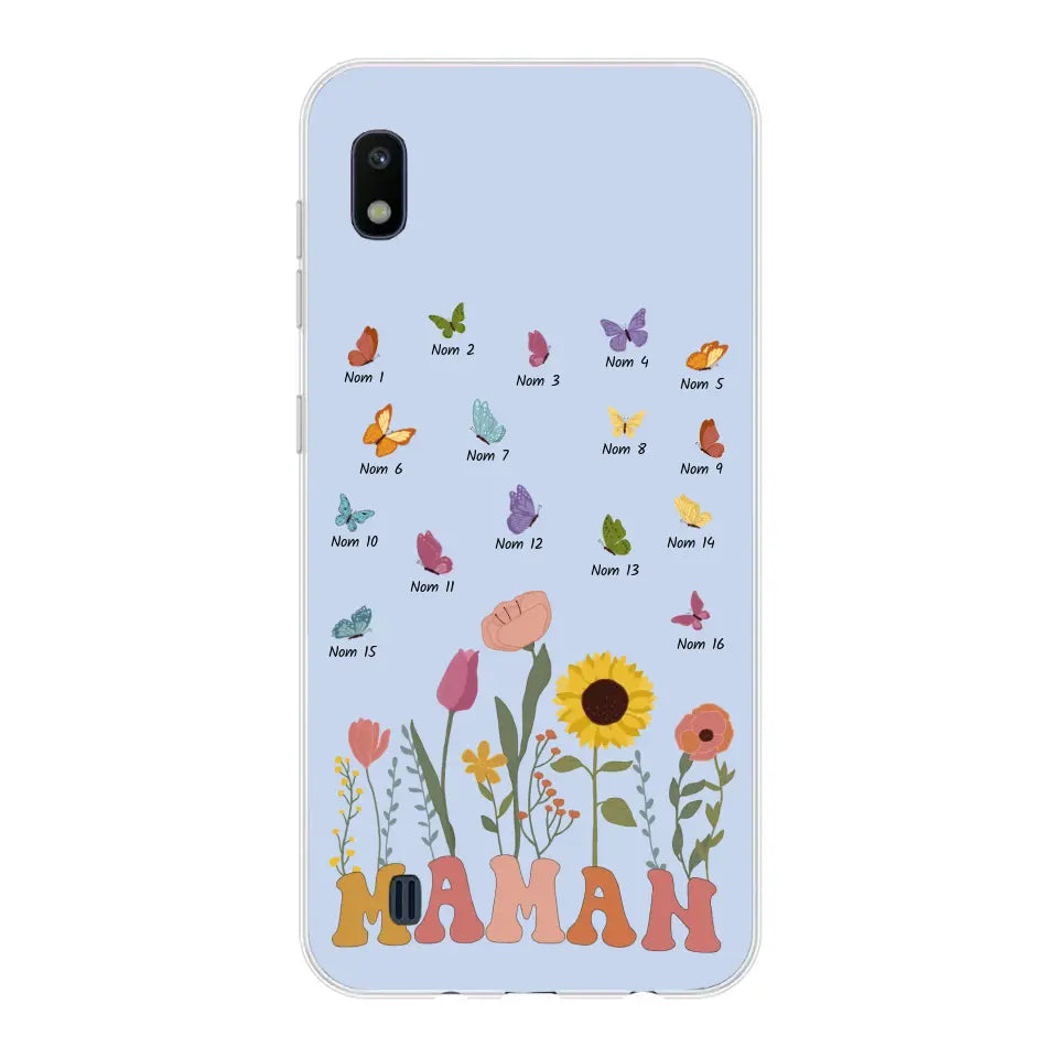 Prairie en papillons - Gepersonaliseerd telefoonhoesje