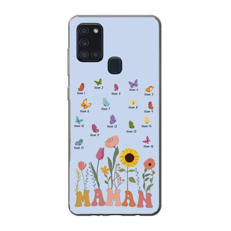 Prairie en papillons - Gepersonaliseerd telefoonhoesje