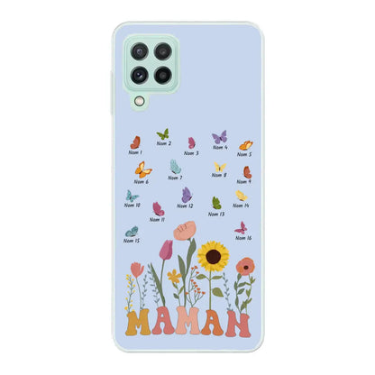 Prairie en papillons - Gepersonaliseerd telefoonhoesje