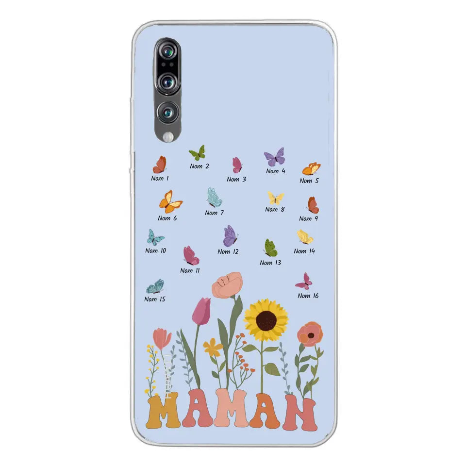 Prairie en papillons - Gepersonaliseerd telefoonhoesje