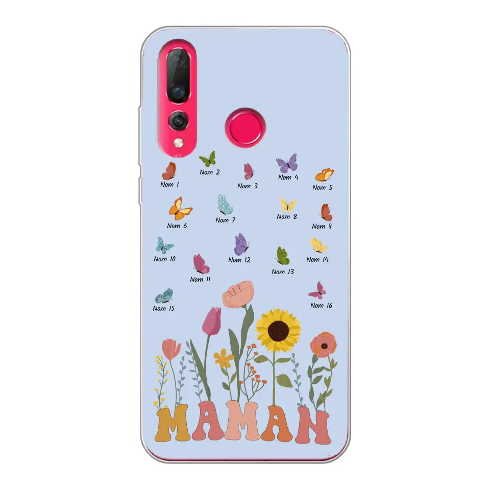 Prairie en papillons - Gepersonaliseerd telefoonhoesje