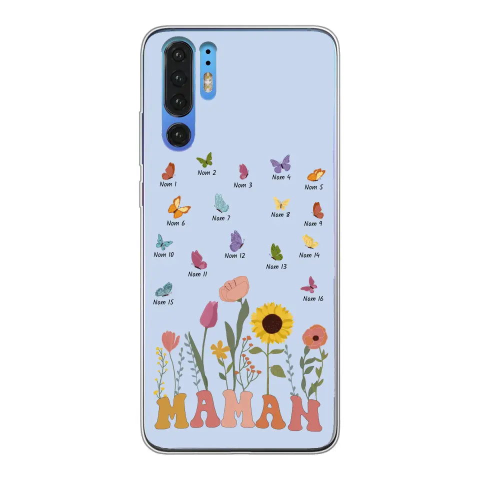 Prairie en papillons - Gepersonaliseerd telefoonhoesje