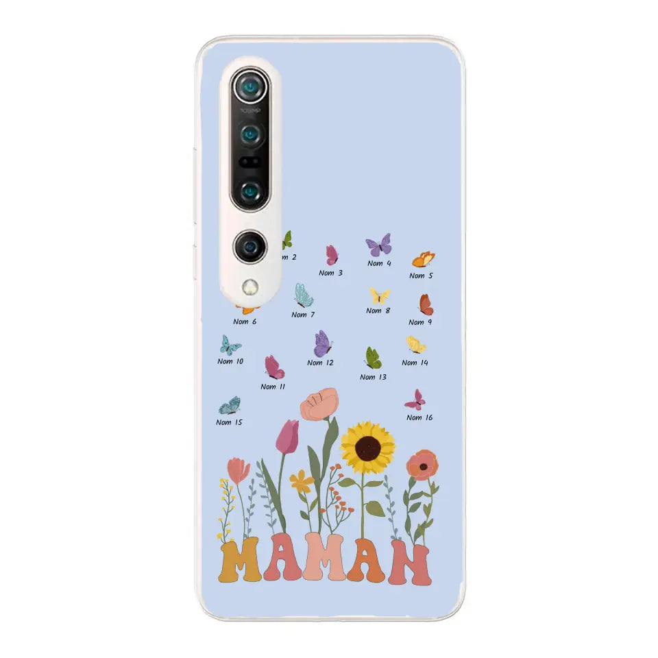 Prairie en papillons - Gepersonaliseerd telefoonhoesje